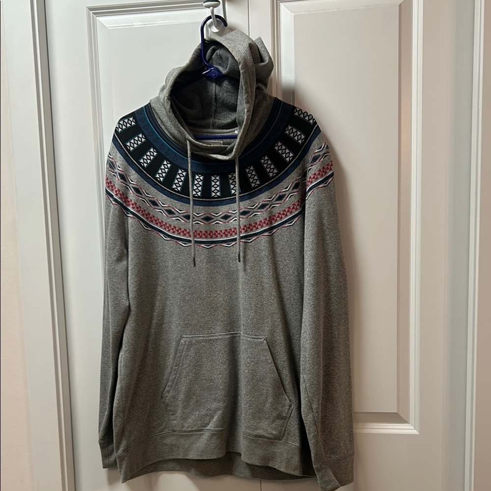 On the Byas Gray and Black Sweatshirts & Hoodies